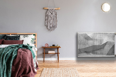 Capa magnética para radiador Concreto abstrato