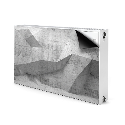 Capa magnética para radiador Concreto abstrato