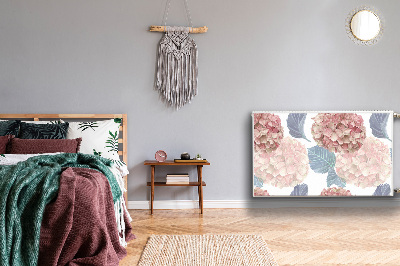 Capa magnética para radiador Canteiro de flores desenhado