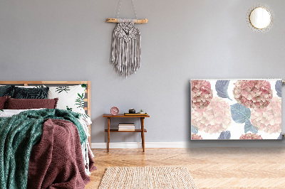 Capa magnética para radiador Canteiro de flores desenhado