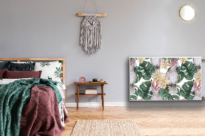 Cobertura magnética para radiador Papagaios tropicais