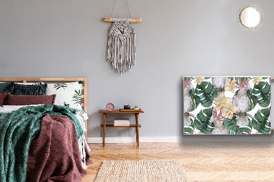 Cobertura magnética para radiador Papagaios tropicais