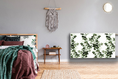 Capa magnética para radiador Folhas verdes