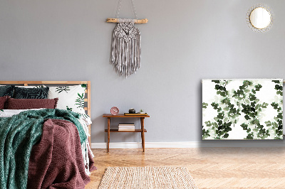 Capa magnética para radiador Folhas verdes