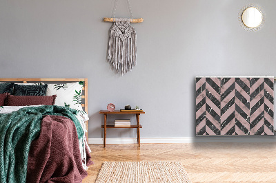 Capa magnética para radiador Estilo loft de mármore