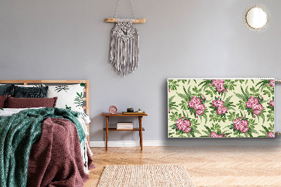 Cobertura magnética para radiador Flores tropicais