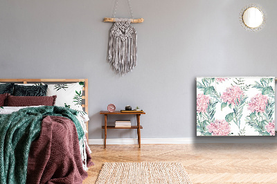 Capa magnética para radiador Flores rosa claro