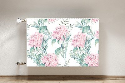 Capa magnética para radiador Flores rosa claro