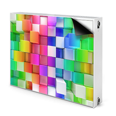 Capa magnética para radiador Abstração colorida