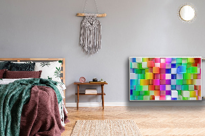 Capa magnética para radiador Abstração colorida