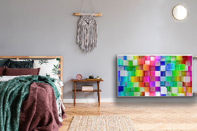 Capa magnética para radiador Abstração colorida