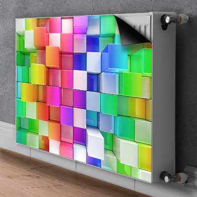 Capa magnética para radiador Abstração colorida