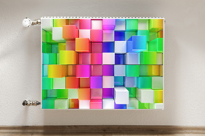 Capa magnética para radiador Abstração colorida