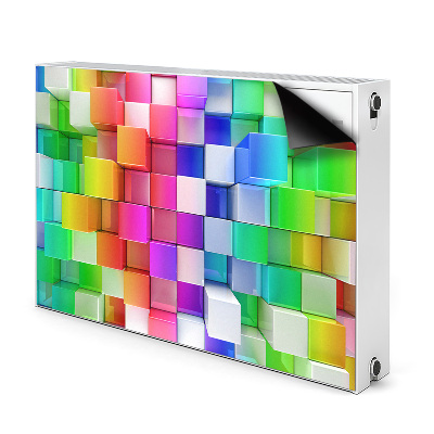 Capa magnética para radiador Abstração colorida