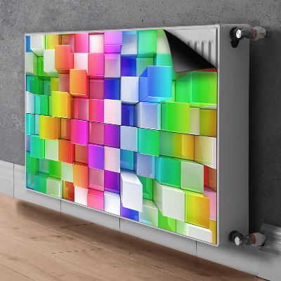 Capa magnética para radiador Abstração colorida