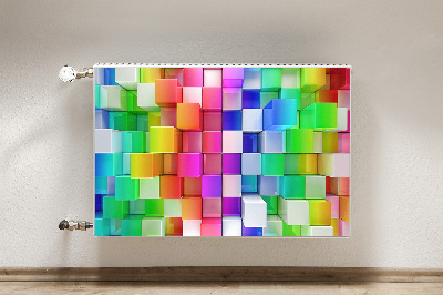 Capa magnética para radiador Abstração colorida