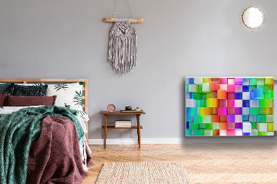 Capa magnética para radiador Abstração colorida