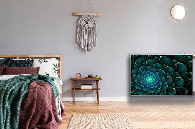 Cobertura magnética para radiador Flor verde