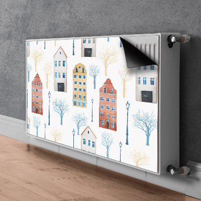Capa magnética para radiador Edifícios