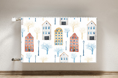 Capa magnética para radiador Edifícios