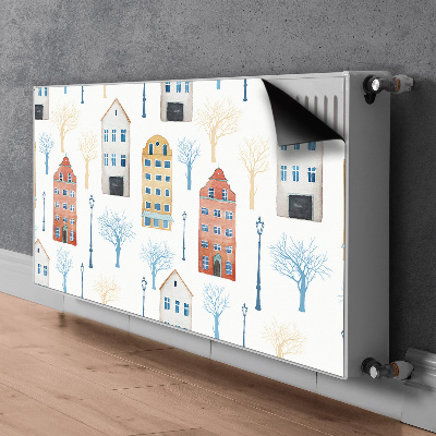 Capa magnética para radiador Edifícios