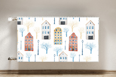 Capa magnética para radiador Edifícios