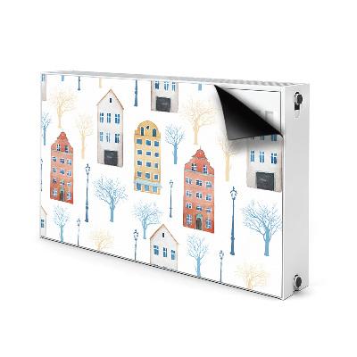 Capa magnética para radiador Edifícios