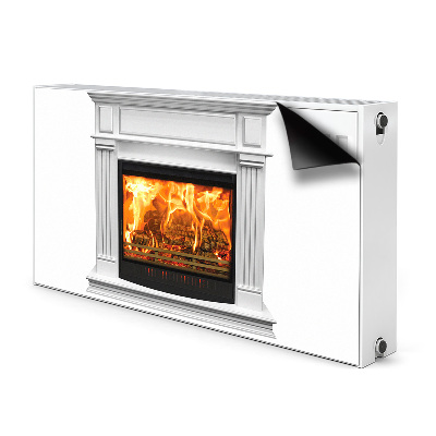 Cobertura magnética para radiador Lareira elegante