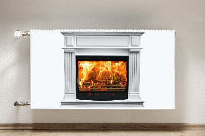 Cobertura magnética para radiador Lareira elegante