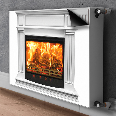 Cobertura magnética para radiador Lareira elegante