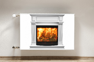 Cobertura magnética para radiador Lareira elegante