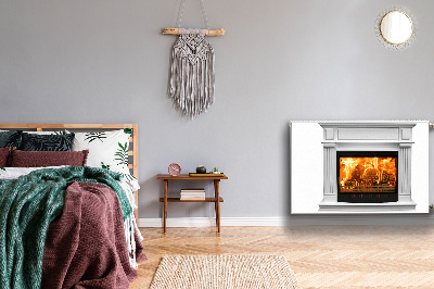 Cobertura magnética para radiador Lareira elegante