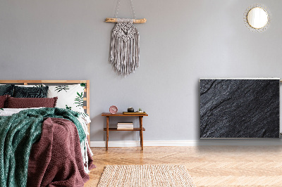 Cobertura magnética para radiador Mármore preto