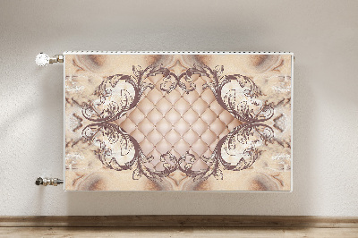 Cobertura magnética para radiador Gráficos de luxo acolchoados