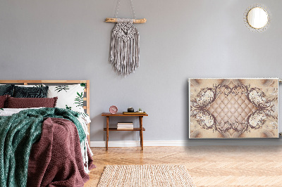 Cobertura magnética para radiador Gráficos de luxo acolchoados