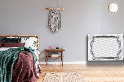 Cobertura magnética para radiador Padrão de mármore acolchoado