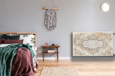 Capa magnética para radiador Padrão acolchoado glamoroso