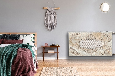 Capa magnética para radiador Padrão acolchoado glamoroso