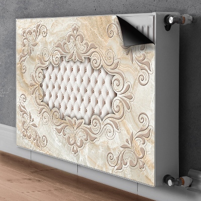 Capa magnética para radiador Padrão acolchoado glamoroso