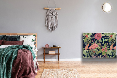 Capa magnética para radiador Papagaio na selva