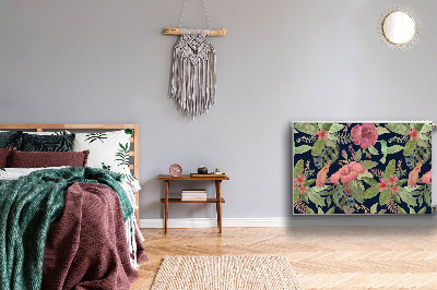 Capa magnética para radiador Papagaio na selva