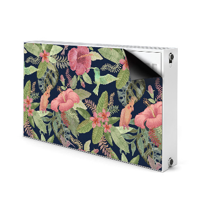 Capa magnética para radiador Papagaio na selva