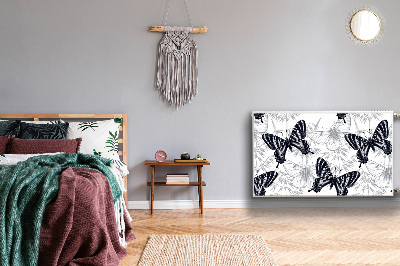 Capa magnética para radiador Desenho de borboletas