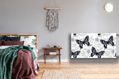 Capa magnética para radiador Desenho de borboletas