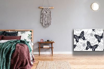 Capa magnética para radiador Desenho de borboletas