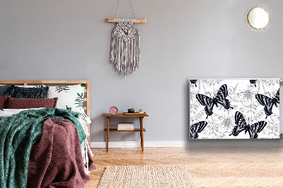 Capa magnética para radiador Desenho de borboletas