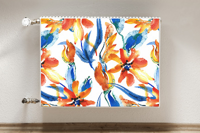 Capa magnética para radiador Flores ensolaradas