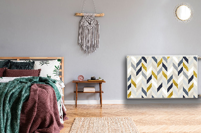 Capa magnética para radiador Linhas em espinha de peixe