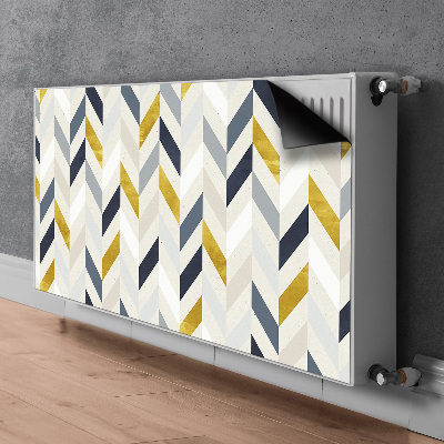 Capa magnética para radiador Linhas em espinha de peixe