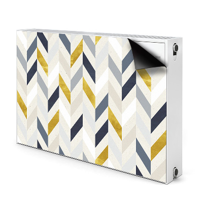 Capa magnética para radiador Linhas em espinha de peixe